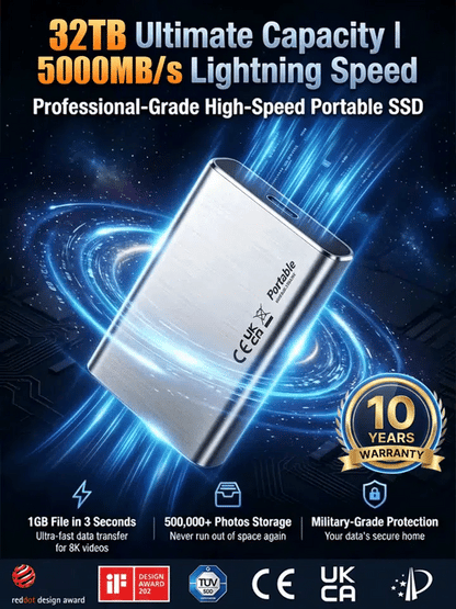 Next-generation ultra-thin, high-capacity, high-speed solid-state drive