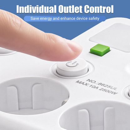 ⚡ Smart Energy-Saving Power Strip Cut Electricity Waste. Lower Your Bills Instantly