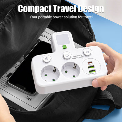 ⚡ Smart Energy-Saving Power Strip Cut Electricity Waste. Lower Your Bills Instantly