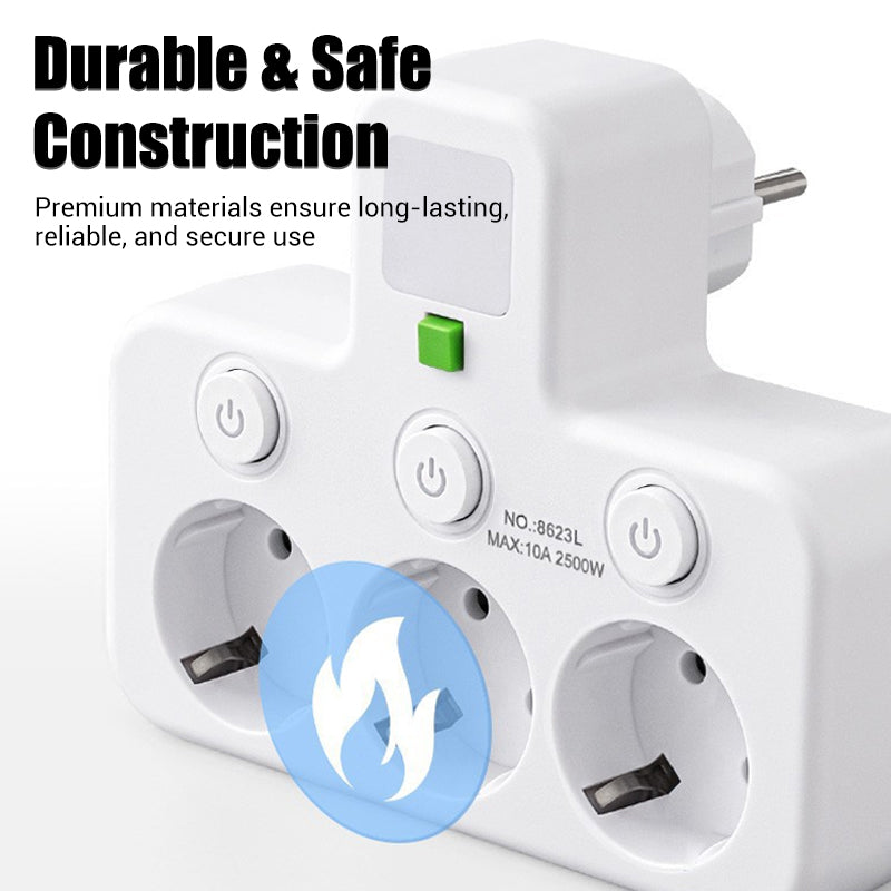 ⚡ Smart Energy-Saving Power Strip Cut Electricity Waste. Lower Your Bills Instantly