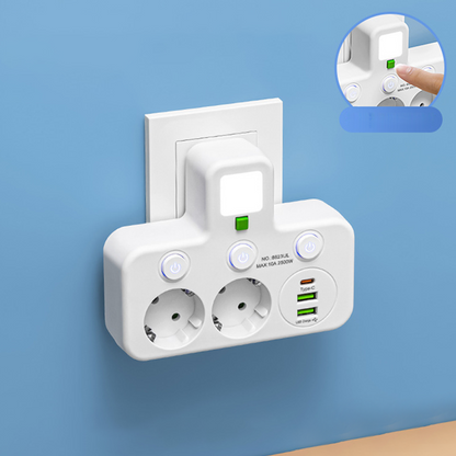 ⚡ Smart Energy-Saving Power Strip Cut Electricity Waste. Lower Your Bills Instantly