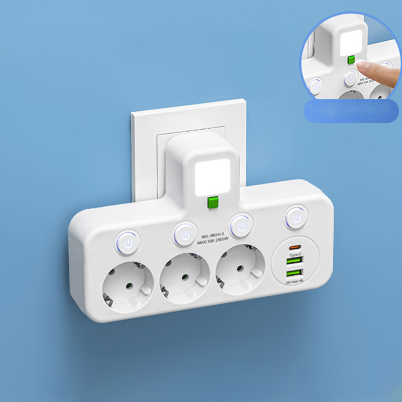 ⚡ Smart Energy-Saving Power Strip Cut Electricity Waste. Lower Your Bills Instantly