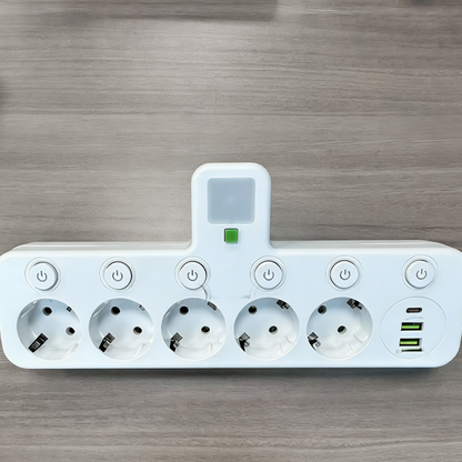 ⚡ Smart Energy-Saving Power Strip Cut Electricity Waste. Lower Your Bills Instantly